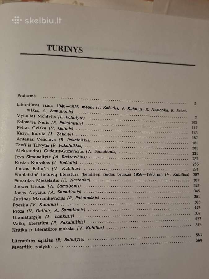Lietuvių literatūros istorija - nuotraukos Nr. 15