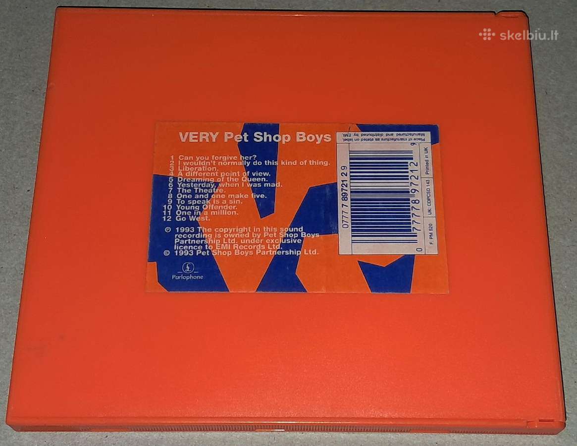 Pet Shop Boys – Very (Audio CD) - nuotraukos Nr. 2