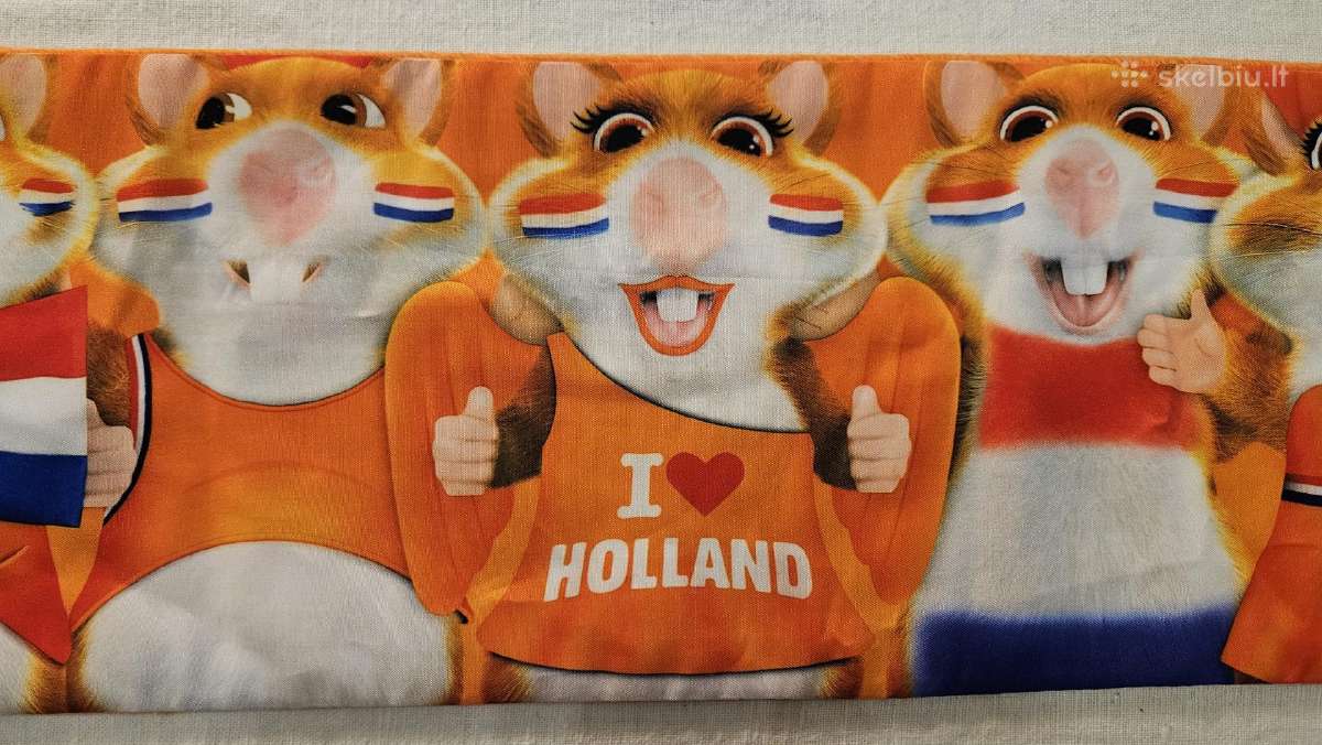 Šalikas kolekcinis „Hup Holland Hamsters“ - nuotraukos Nr. 2