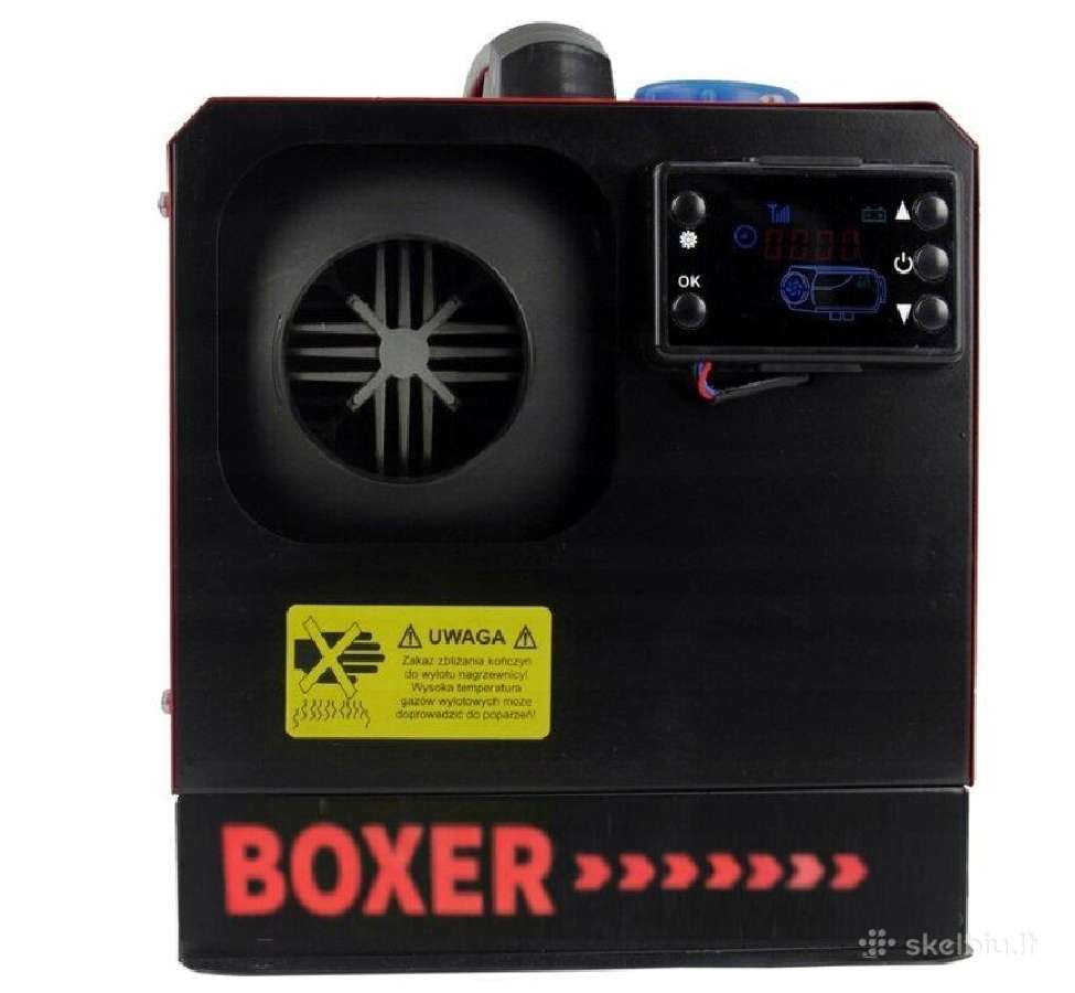 Dyzelinis šildytuvas 8-12kw (Webasta) 12v/24v/220 - nuotraukos Nr. 3
