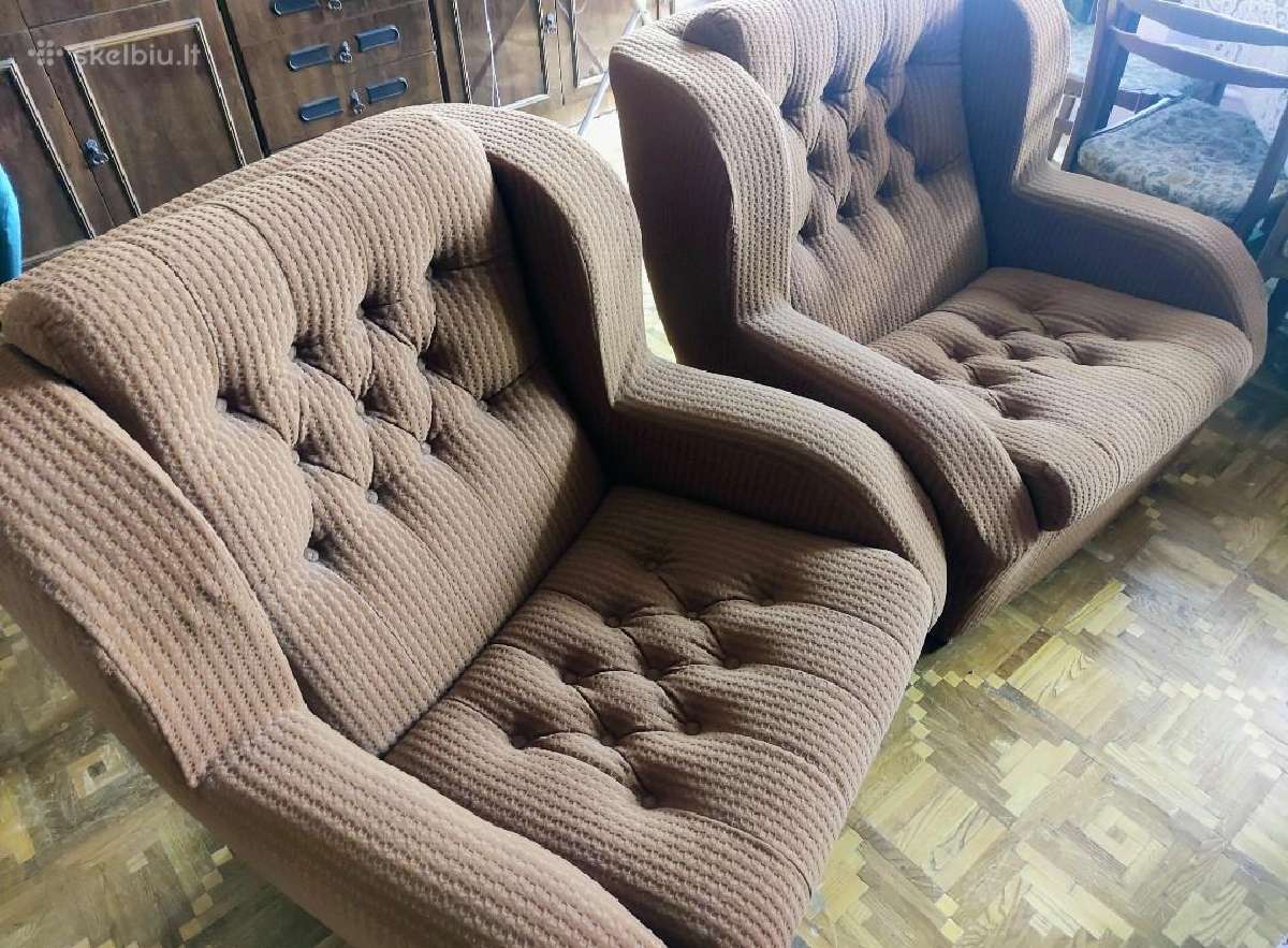 Sofa-lova ir du foteliai - nuotraukos Nr. 2
