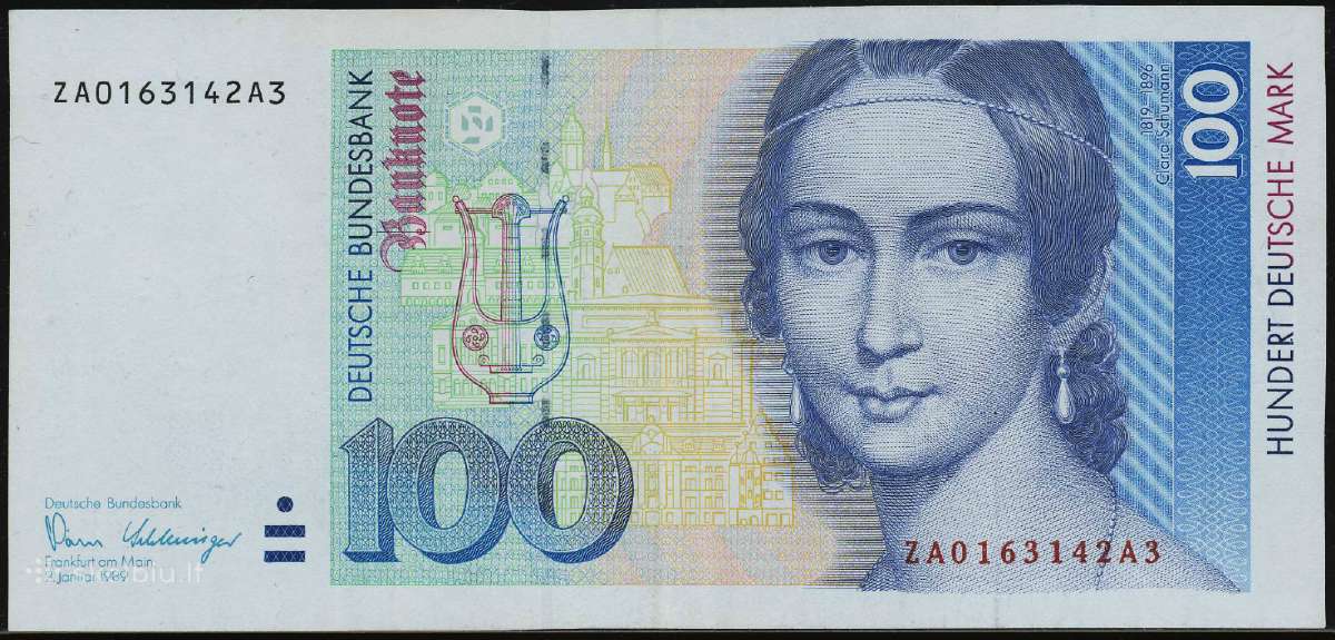 Perku vokiškas markes banknotais
