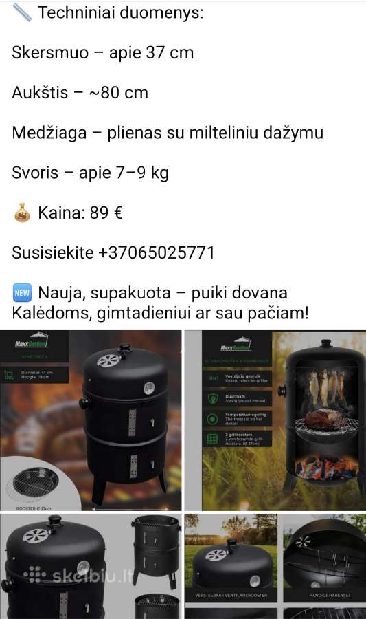 Grill kepsinine rukykla - nuotraukos Nr. 2