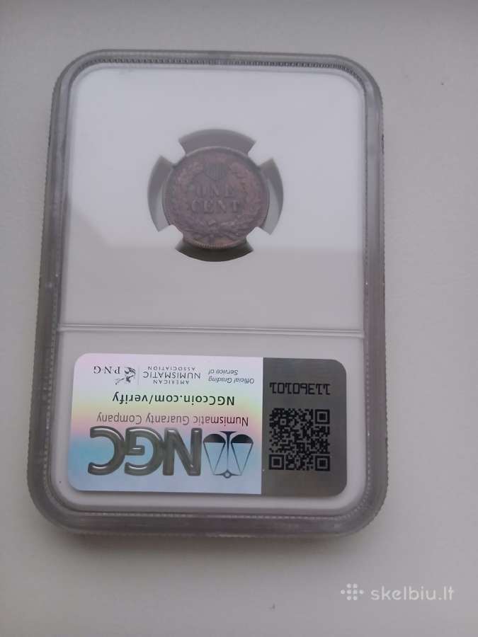 JAV 1881 Indian Centas Ngc - nuotraukos Nr. 3