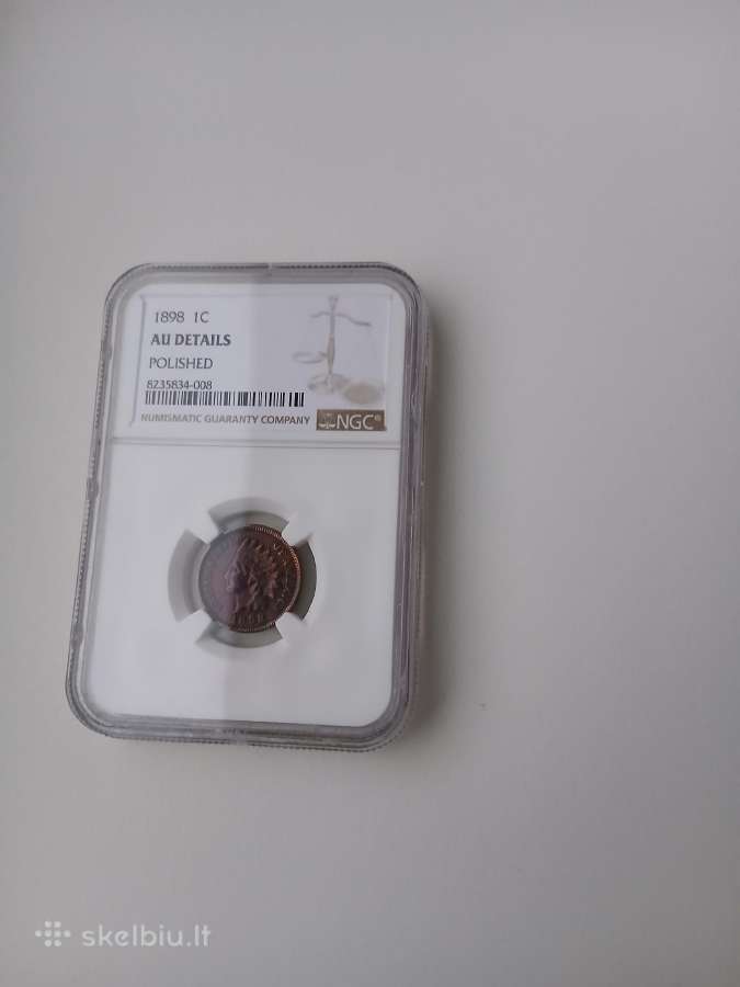 JAV 1898 Indian Centas Ngc