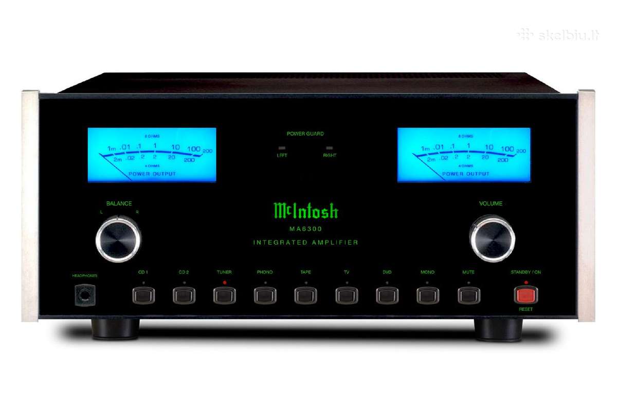 Mcintosh Ma6300 Integrated Stereo Amplifier 2x100w