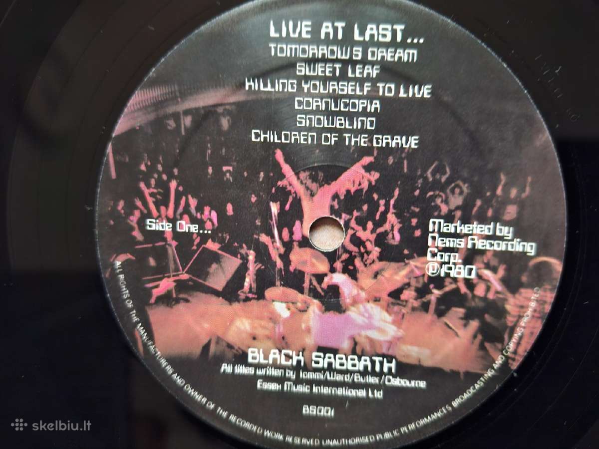 Black Sabbath 1980 “Live At Last. - nuotraukos Nr. 3