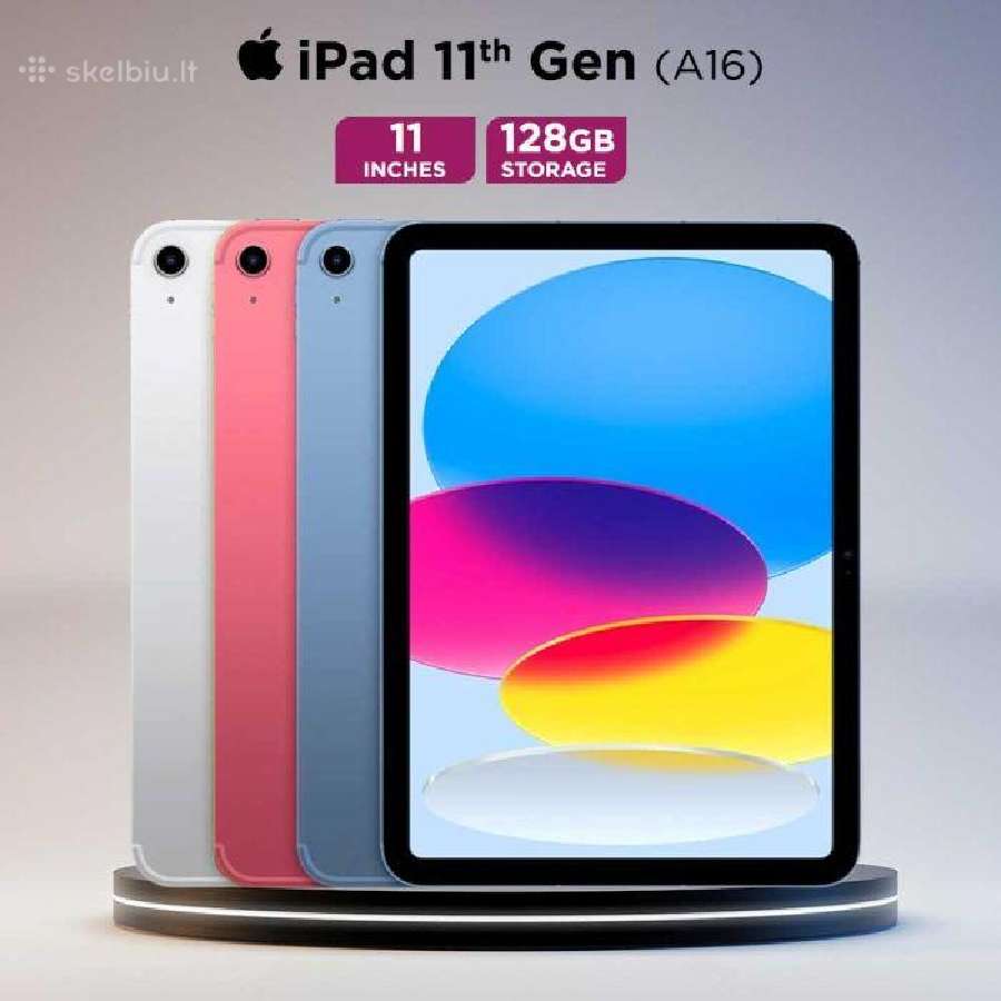 iPad 11" (A16) Wi-fi 128gb (2025) naujas
