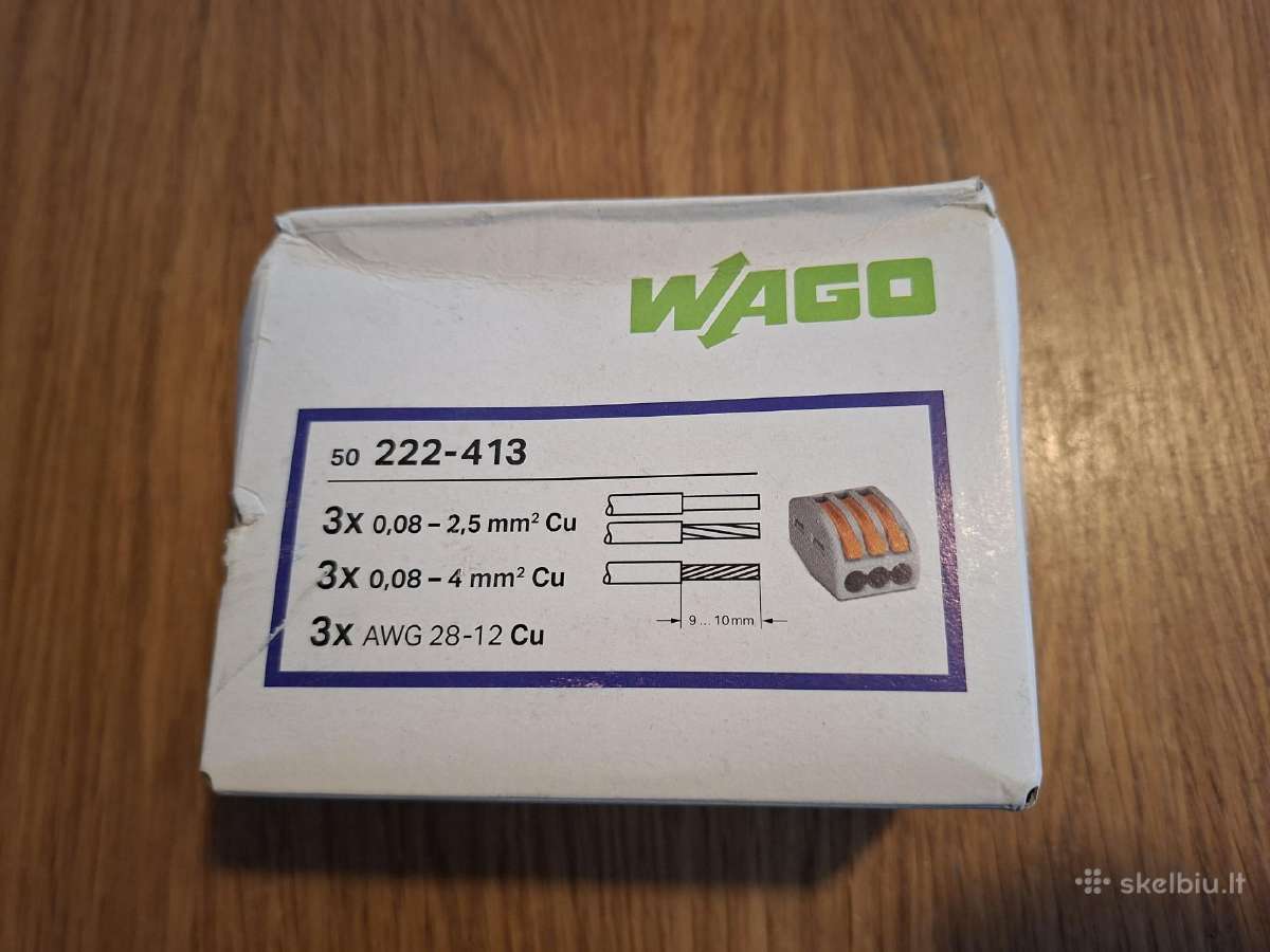 Wago jungtys 222-413 (50vnt)