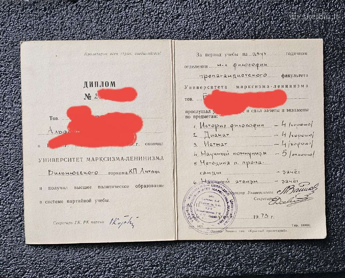Vilniaus aukštoji partinė mokykla. - nuotraukos Nr. 6