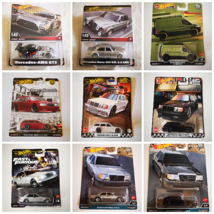 Mercedes Benz hot wheels