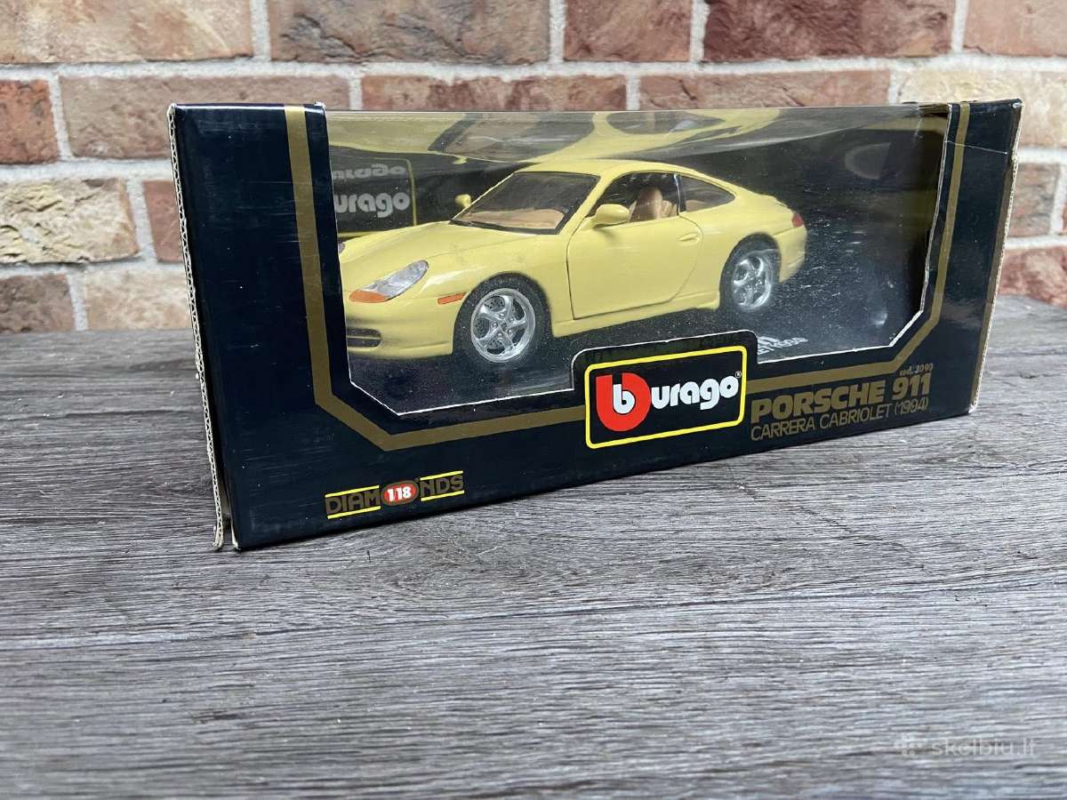 Modeliukai 1:18 nauji supakuoti porsche mercedes a - nuotraukos Nr. 3