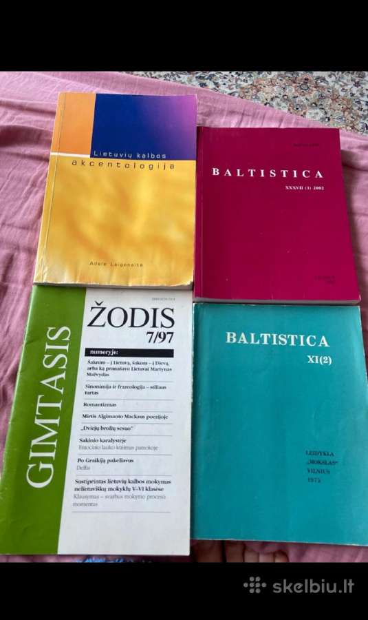 Žurnalai Baltisticq, Gimtasis žodis, Akcentologija