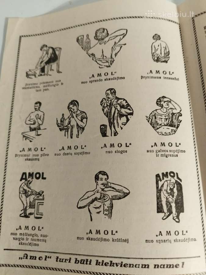 Tarpukario "Amol" buteliukai