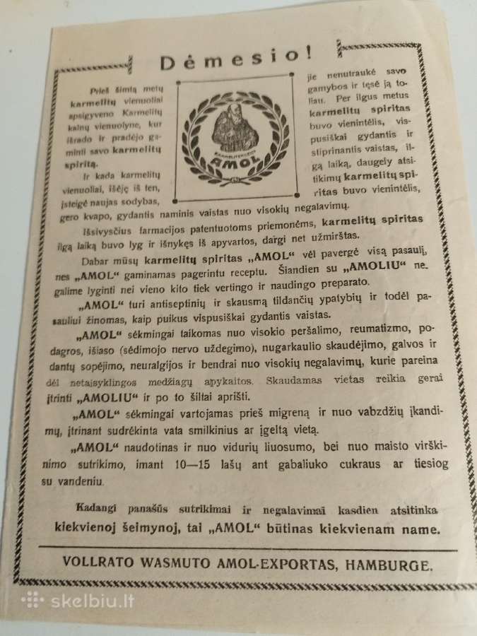 Tarpukario "Amol" buteliukai - nuotraukos Nr. 2