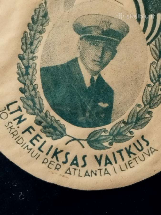 Tarpukario lakūno F. Vaitkaus paveiksliukas - nuotraukos Nr. 4