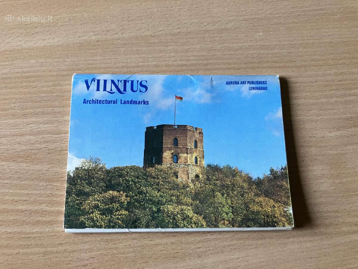 Senovinis atviručių rinkinys su Vilniaus vaizdais