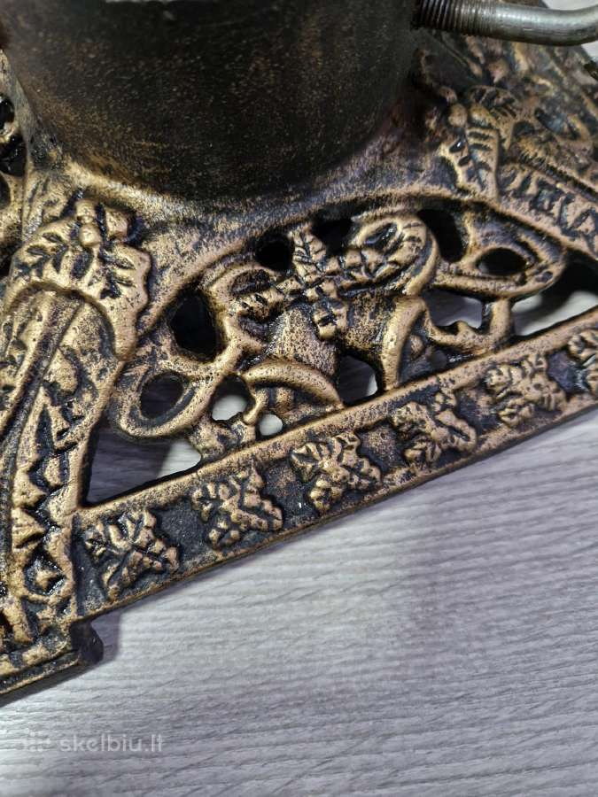 Vintažinis,tvirtas metalinis eglutes stovas - nuotraukos Nr. 6