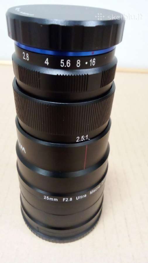 Laowa 25mm f/2.8 2.5-5x Ultramacro Sony E sistemai - nuotraukos Nr. 7
