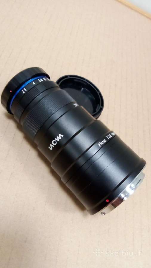Laowa 25mm f/2.8 2.5-5x Ultramacro Sony E sistemai - nuotraukos Nr. 9