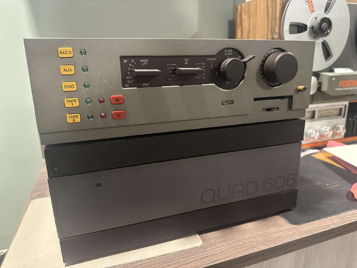 Quad 44 preamp + 606 amp