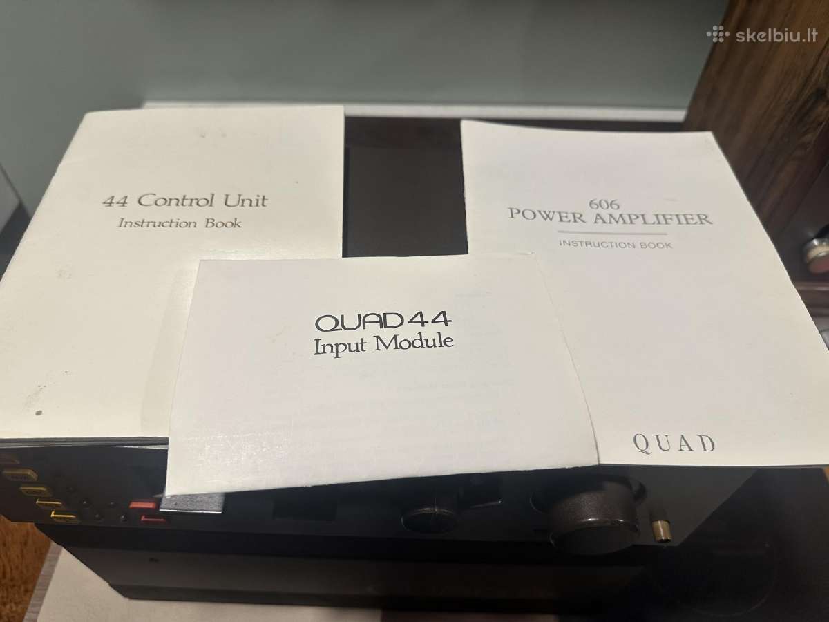 Quad 44 preamp + 606 amp - nuotraukos Nr. 2