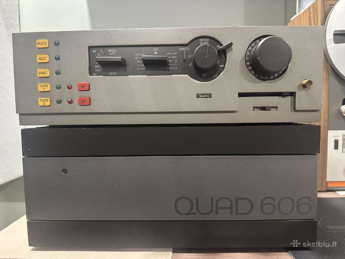 Quad 44 preamp + 606 amp - nuotraukos Nr. 3