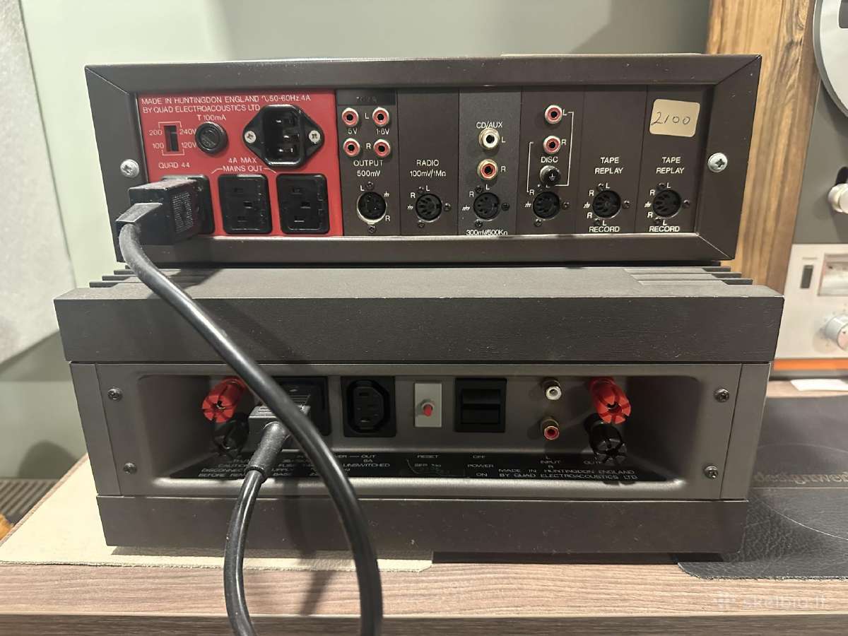 Quad 44 preamp + 606 amp - nuotraukos Nr. 5