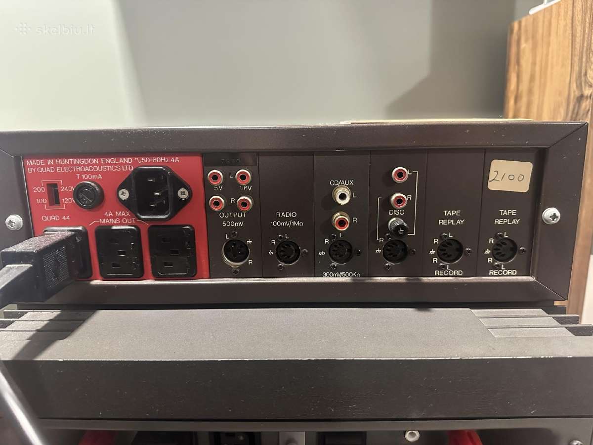 Quad 44 preamp + 606 amp - nuotraukos Nr. 6