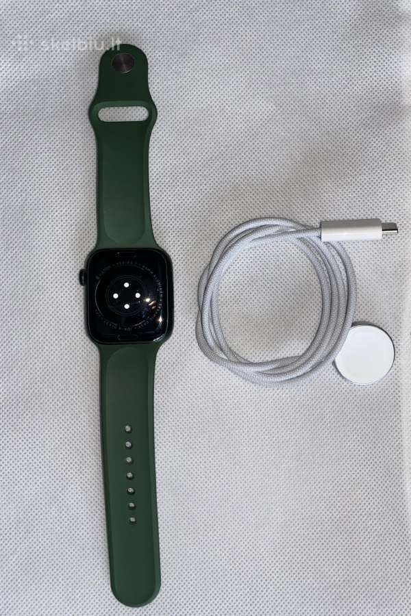 Idealios būklės Apple Watch 7 45 mm - nuotraukos Nr. 5