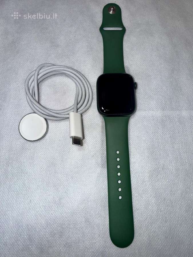 Idealios būklės Apple Watch 7 45 mm - nuotraukos Nr. 6