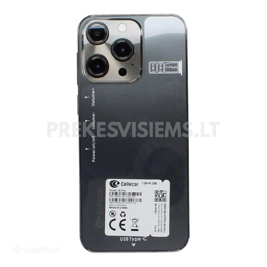 Mobilusis telefonas Cellecor 16 Pro 128gb - nuotraukos Nr. 4