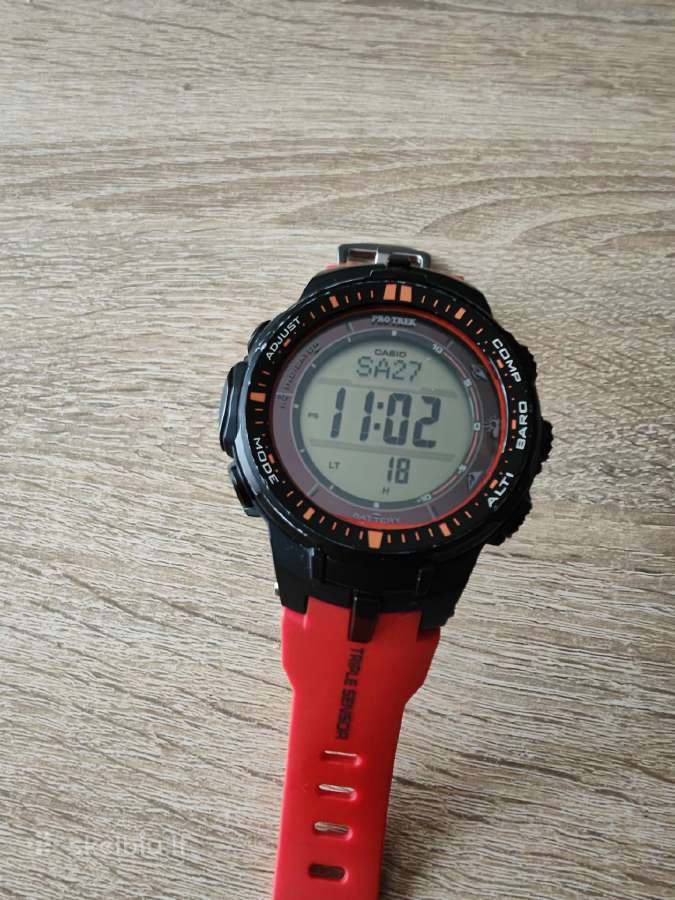 Parduodu tvarkinga laikrodį Casio Protrek Prw 3000 - nuotraukos Nr. 2