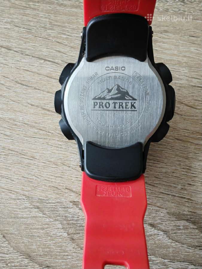 Parduodu tvarkinga laikrodį Casio Protrek Prw 3000 - nuotraukos Nr. 5