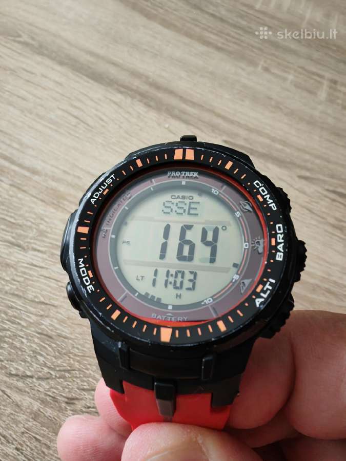 Parduodu tvarkinga laikrodį Casio Protrek Prw 3000 - nuotraukos Nr. 6