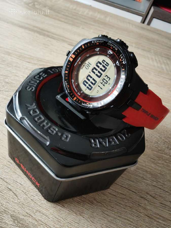 Parduodu tvarkinga laikrodį Casio Protrek Prw 3000 - nuotraukos Nr. 7