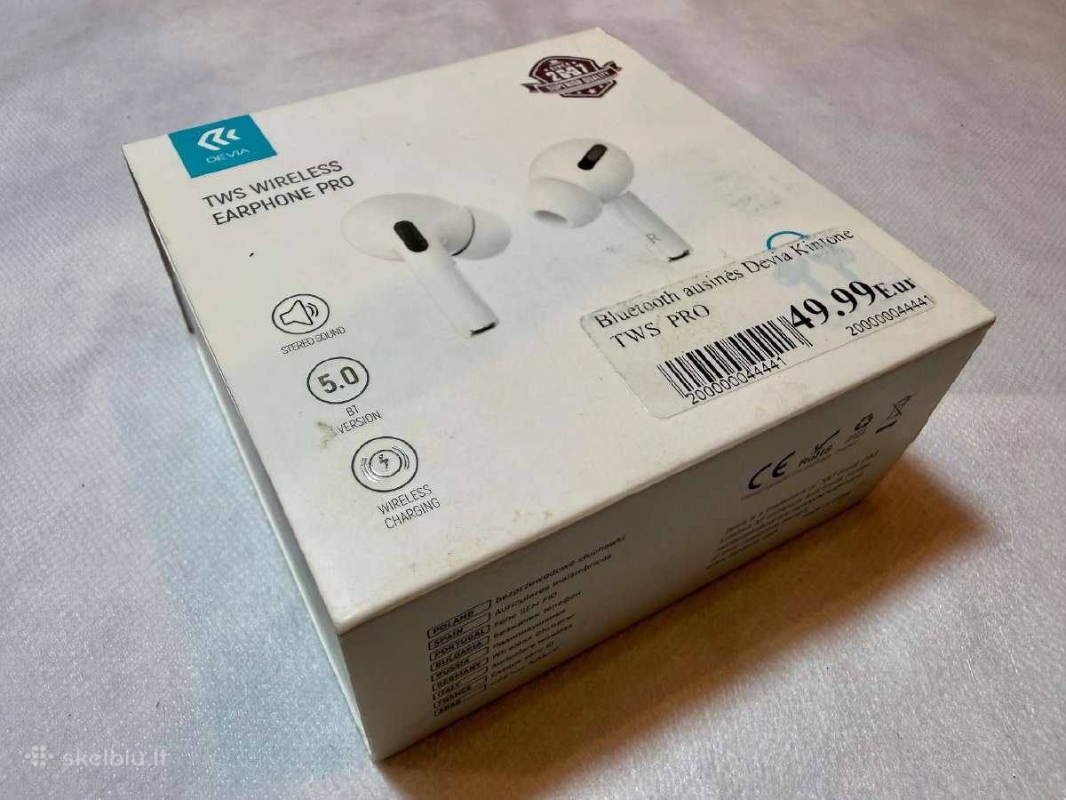 Naujos ausinės "Kintone Tws Wireless Earphone Pro"
