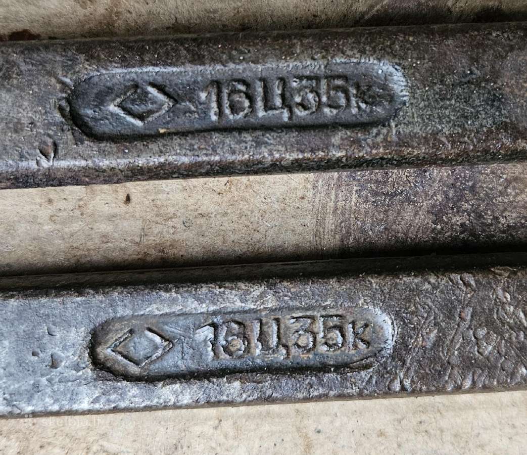 Kirstukai metalui tarybiniai 16mm. 2vnt. - nuotraukos Nr. 2