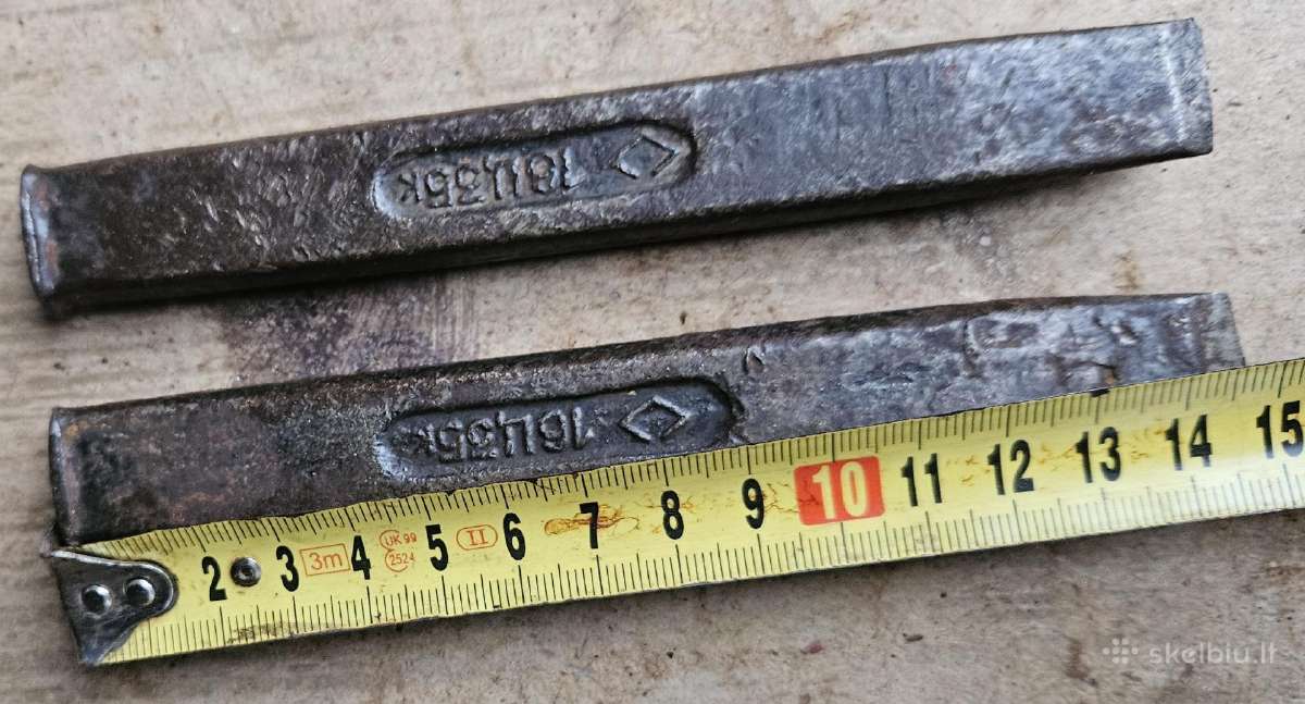 Kirstukai metalui tarybiniai 16mm. 2vnt. - nuotraukos Nr. 3