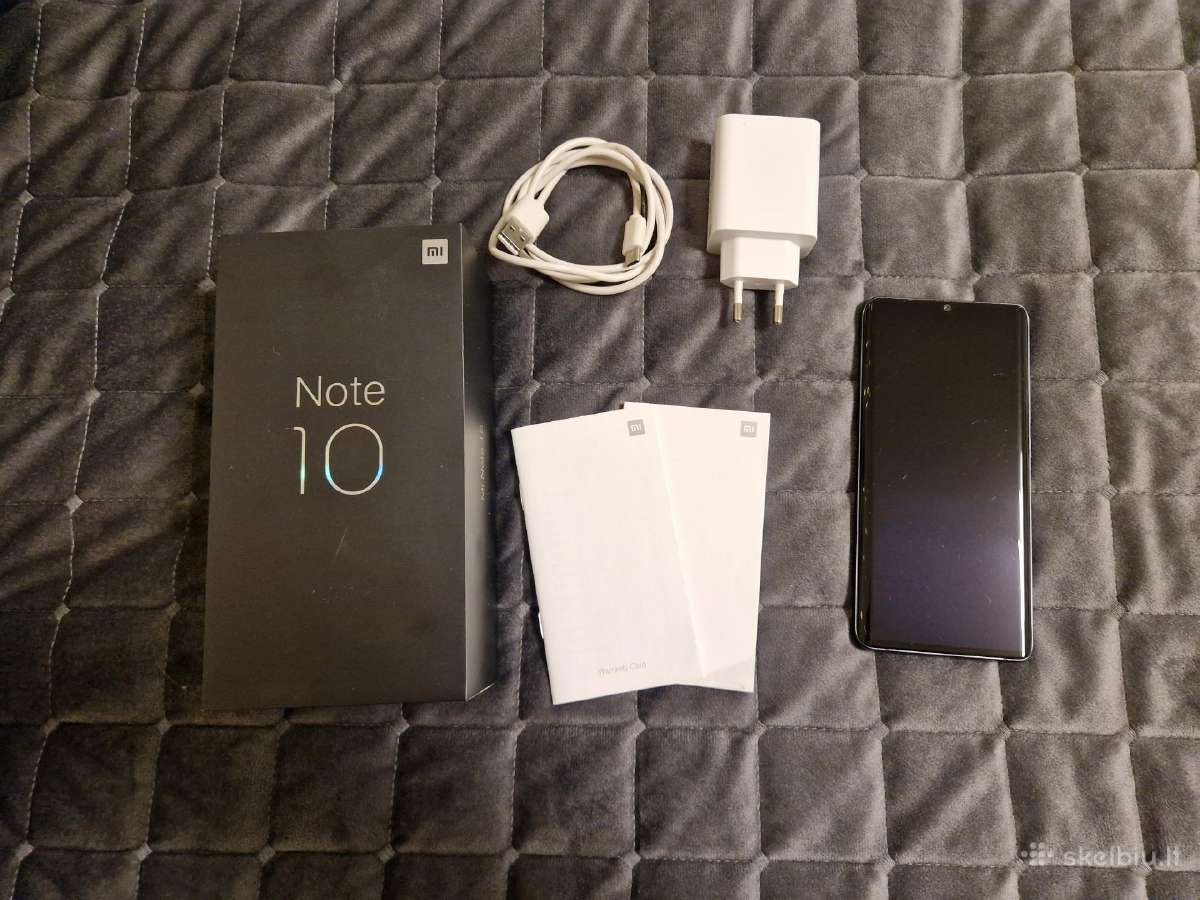 Xiaomi Mi Note 10 Midnight Black 128/6gb