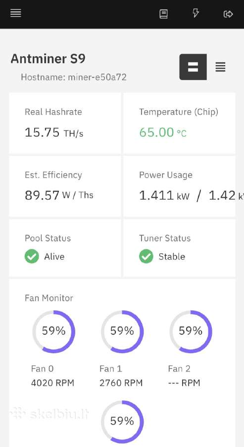 Antminer S9 - nuotraukos Nr. 3