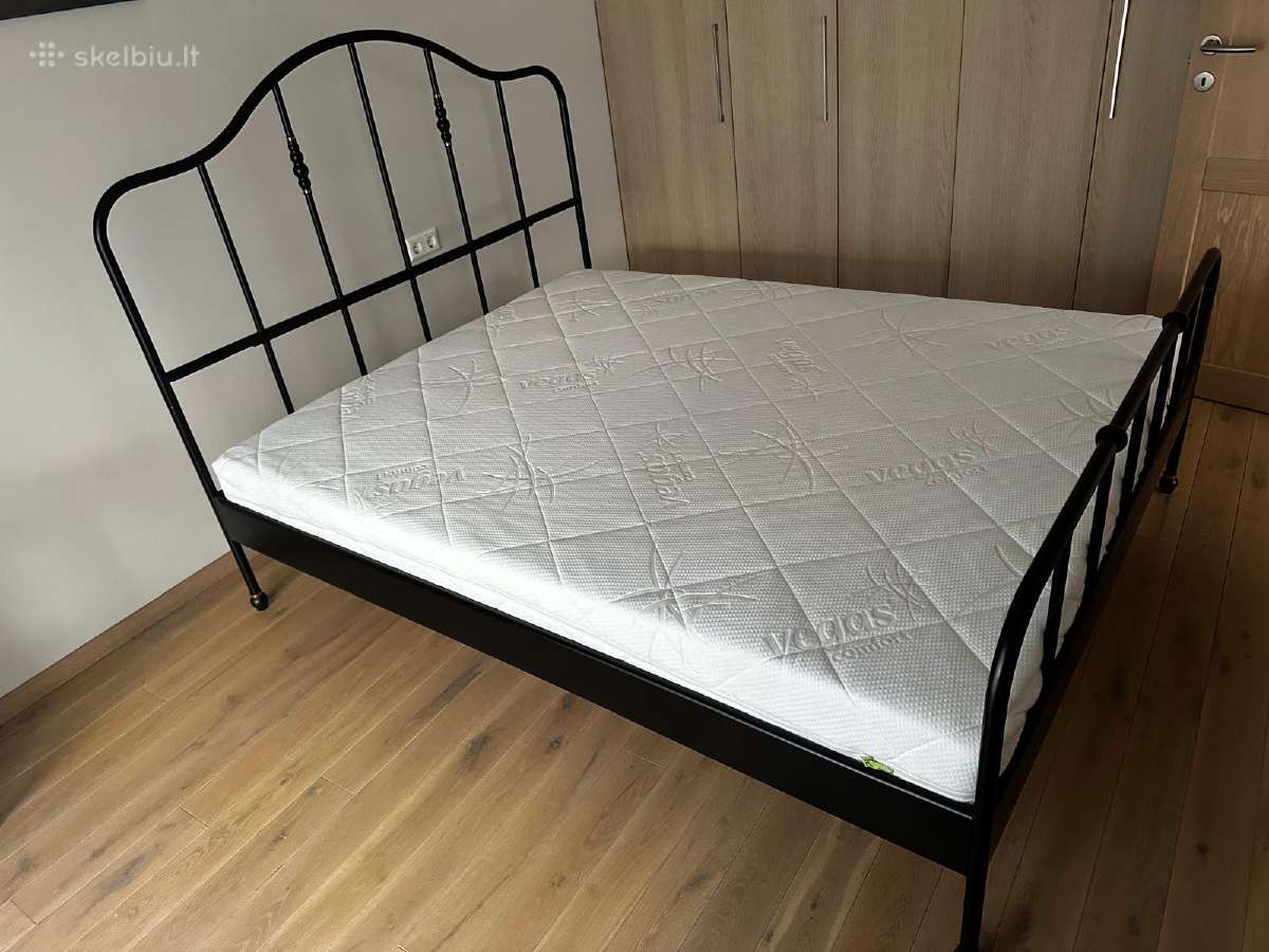 Ikea Sagstua lova160x200 cm su Vegas čiužiniu
