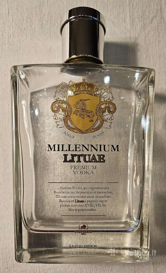Butelis Millennium Lituae Premium Vodka (Limited)