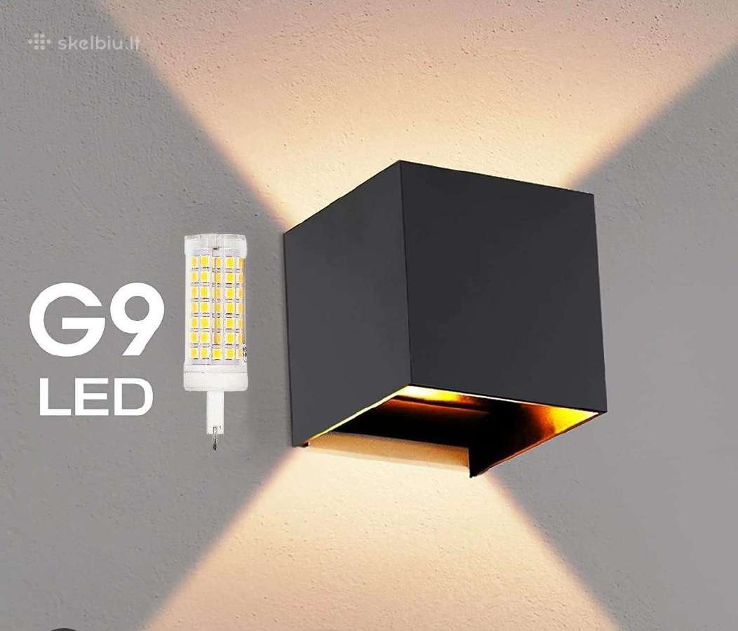 Fasado šviestuvai Su G9 keičiama lempute! - nuotraukos Nr. 8