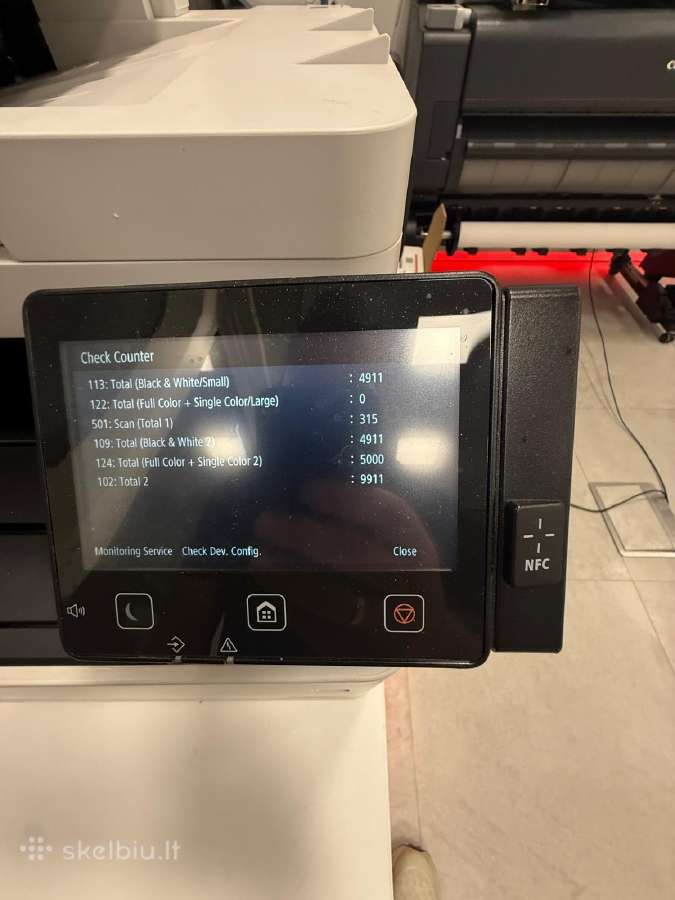 Spalvotas A4 formato lazerinis Canon spausdintuvas - nuotraukos Nr. 3