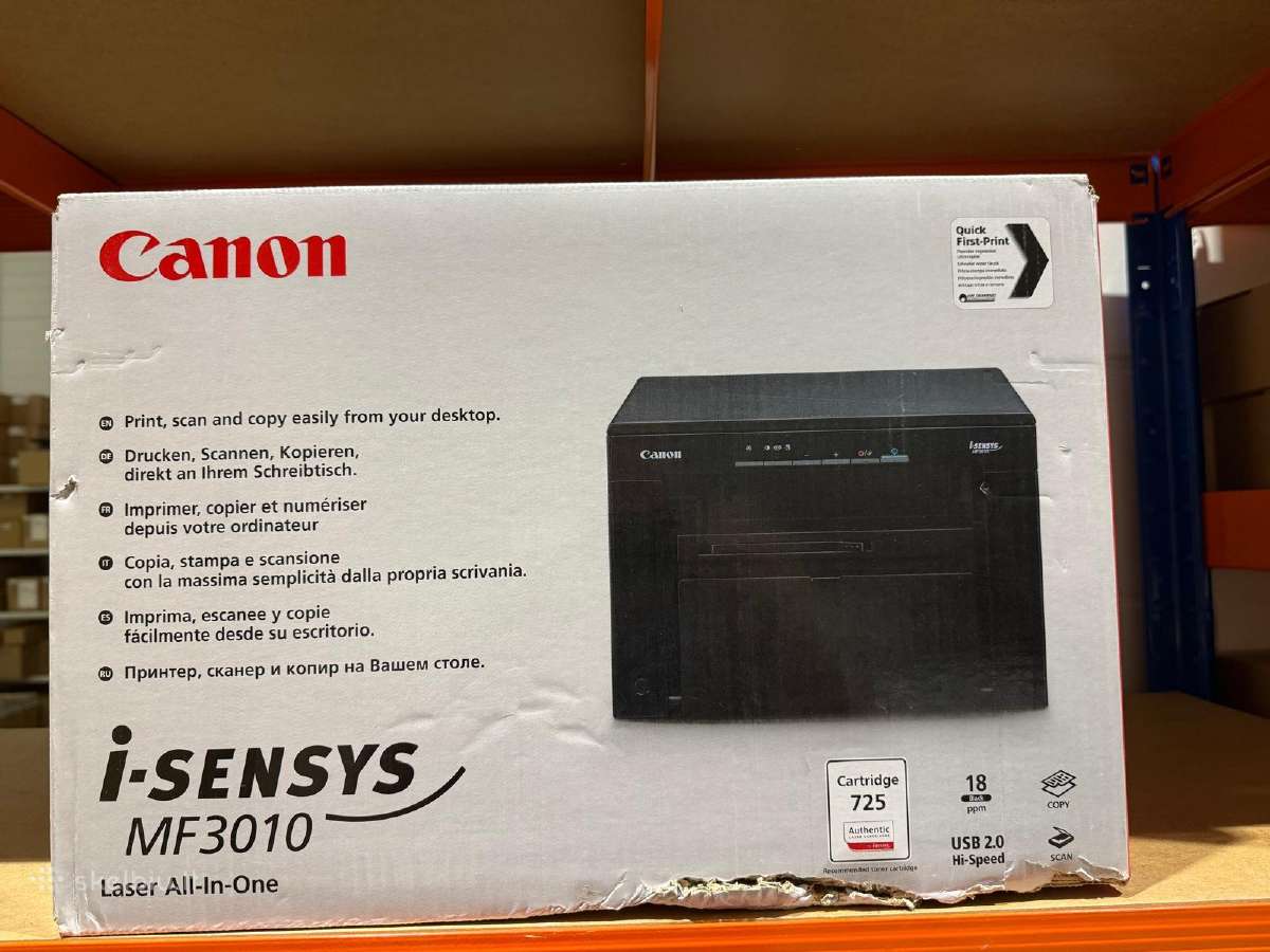 Naujas lazerinis spausdintuvas Canon Mf3010