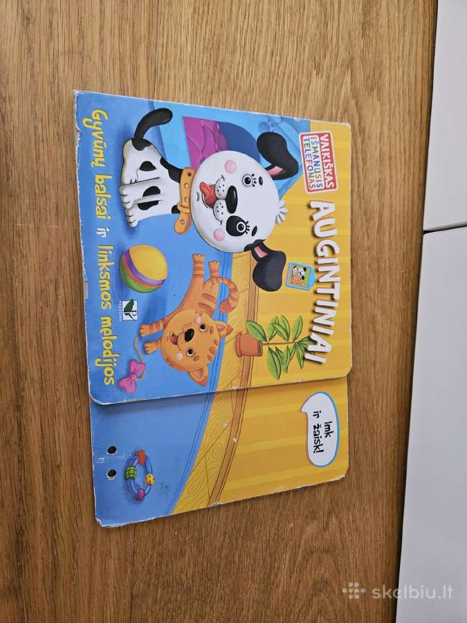 Žaislai: knygutes mažiems
