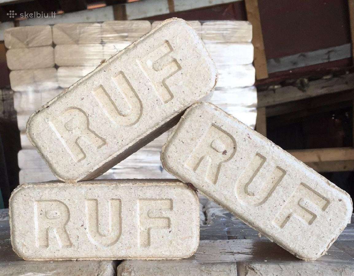 Durpių briketai,medzio pjuvenu briketai,granules, - nuotraukos Nr. 2