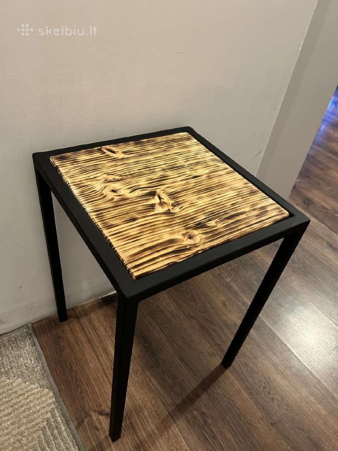 Loft stiliaus rankų darbo metalinis gėlių stovas - nuotraukos Nr. 2