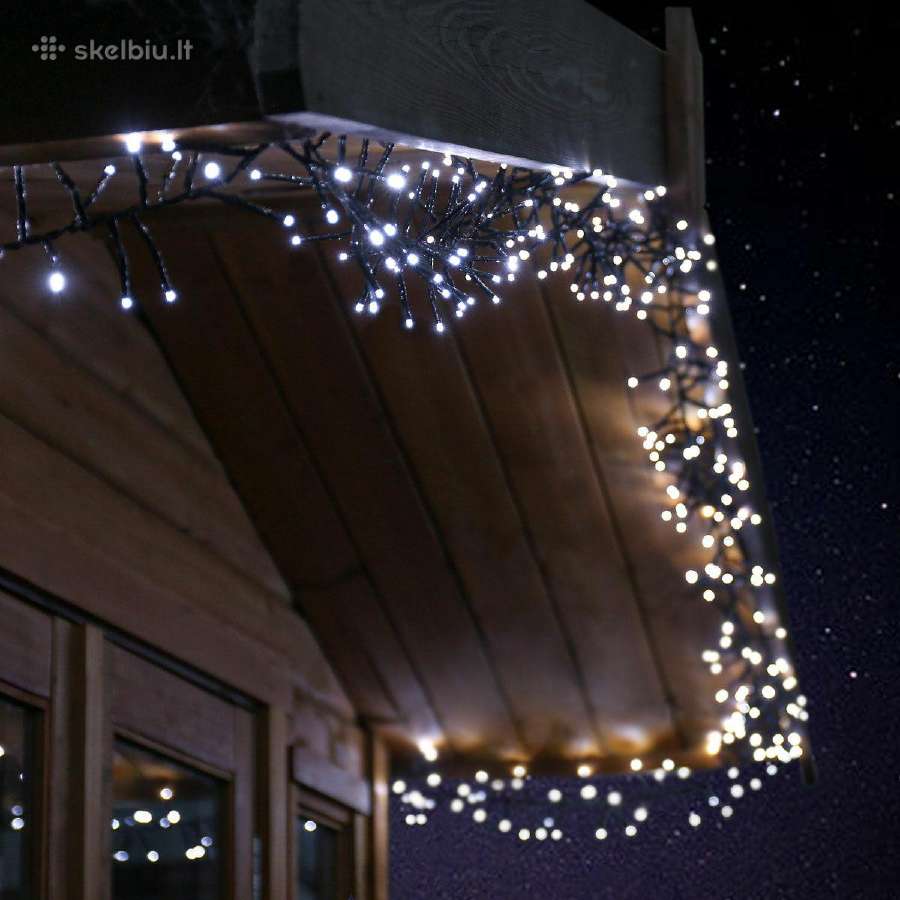 Itin tanki 360 LED kalėdinė girlianda Cluster 10m - nuotraukos Nr. 7